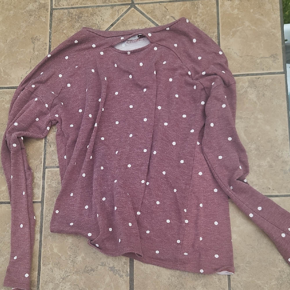 1.4.3. Story by Line Up Pink Polka Dot Blouse